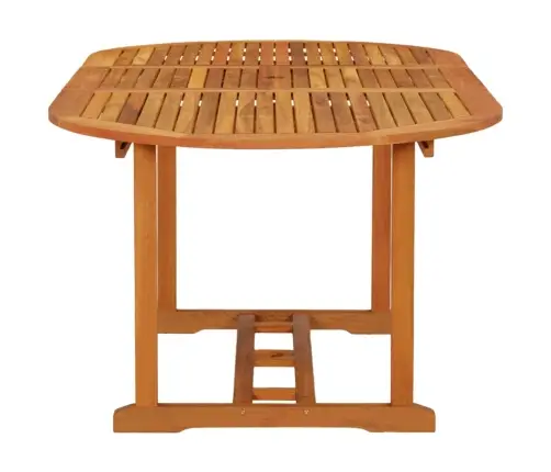 Sodo Stalas, 200X100X75cm Eukalipto Medienos Masyvas