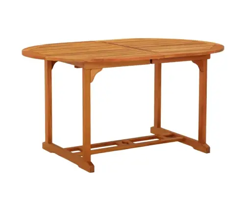 Sodo Stalas, 200X100X75cm Eukalipto Medienos Masyvas