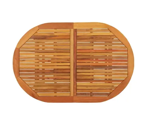 Sodo Stalas, 200X100X75cm Eukalipto Medienos Masyvas