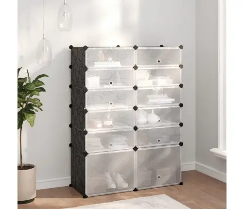 Batų Lentyna, Juodos Spalvos, 94X37X125cm Pp