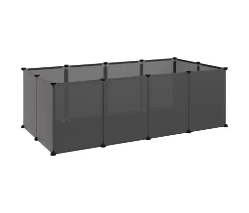 Väikelooma Aedik Must, 144 X 74 X 46,5 cm Pp Ja Teras