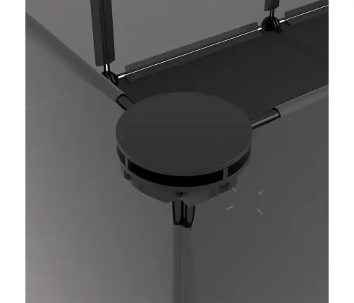 Väikelooma Aedik Must, 144 X 74 X 46,5 cm Pp Ja Teras