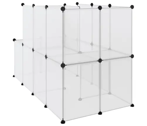 Mazu Mājdzīvnieku Sētiņa, 142X74X93 Cm, Pp Un Tērauds Vidaxl