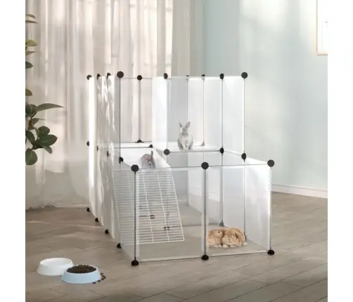 Mazu Mājdzīvnieku Sētiņa, 142X74X93 Cm, Pp Un Tērauds Vidaxl