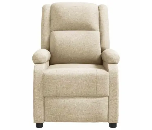 Masāžas Krēsls, Krēmkrāsas Audums Vidaxl