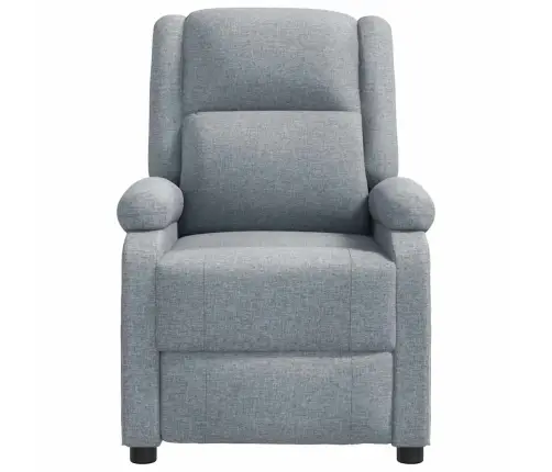 Masāžas Krēsls, Gaiši Pelēks Audums Vidaxl