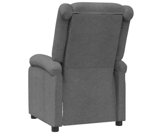 Masāžas Krēsls, Tumši Pelēks Audums Vidaxl