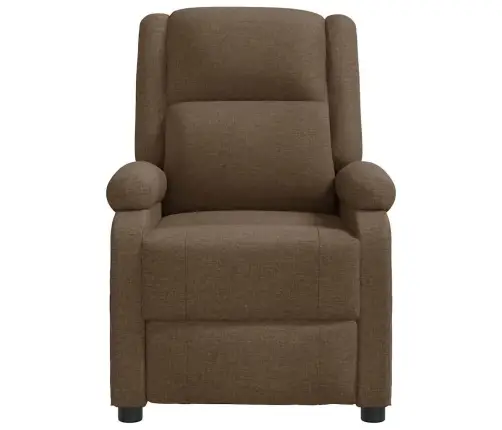 Masažinis Krėslas, Rudos Spalvos, Audinys