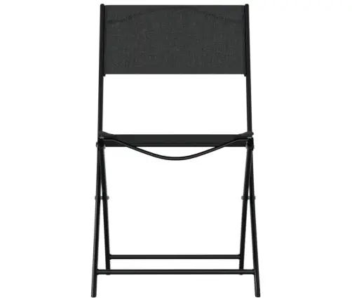 3-Daļīgs Bistro Mēbeļu Komplekts, Tērauds, Melns Vidaxl