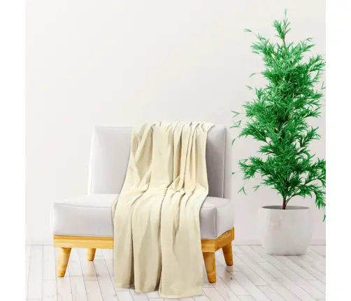 Apklotas, Kreminės Spalvos, 150X200cm Poliesteris