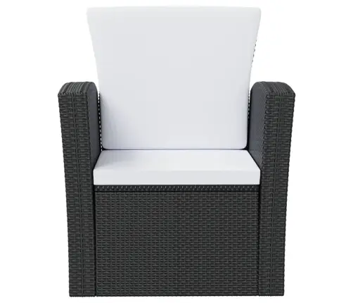 16-Daļīgs Dārza Atpūtas Mēbeļu Komplekts, Melna Pe Rotangpalma Vidaxl 16-Daļīgs Dārza Atpūtas Mēbeļu Komplekts, Melna Pe Rotangpalma Vidaxl