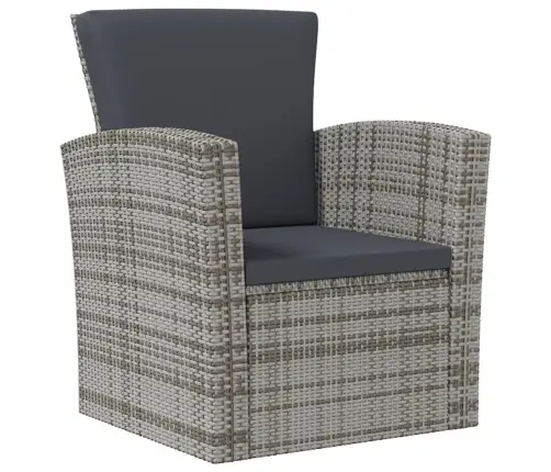 8-Daļīgs Dārza Mēbeļu Komplekts Ar Matračiem, Pe Rotangpalma Vidaxl