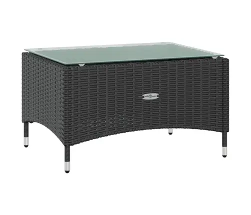 16-Daļīgs Dārza Atpūtas Mēbeļu Komplekts, Melna Pe Rotangpalma Vidaxl