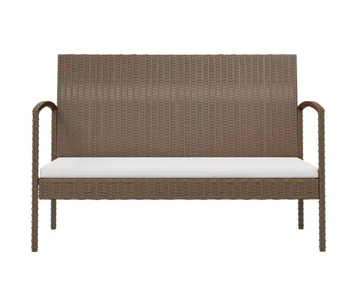 8-Daļīgs Dārza Atpūtas Mēbeļu Komplekts, Brūna Pe Rotangpalma Vidaxl