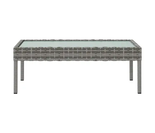 16-Osaline Aiamööblikomplekt Patjadega, Polürotang, Hall