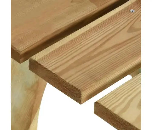 5-Osaline Aiamööblikomplekt, Immutatud Männipuit