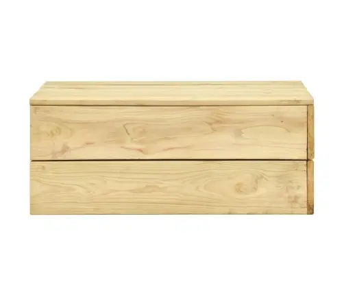 4-Daļīgs Dārza Mēbeļu Komplekts, Impregnēts Priedes Masīvkoks Vidaxl