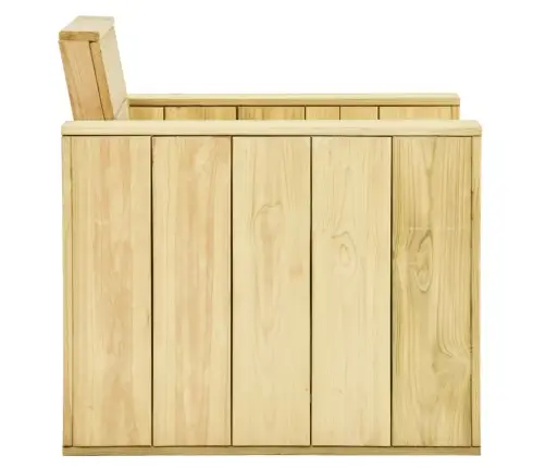 Sodo Poilsio Komplektas, 3 Dalių, Impregnuotas Pušies Masyvas