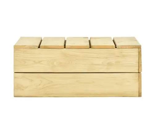 Sodo Poilsio Komplektas, 3 Dalių, Impregnuotas Pušies Masyvas