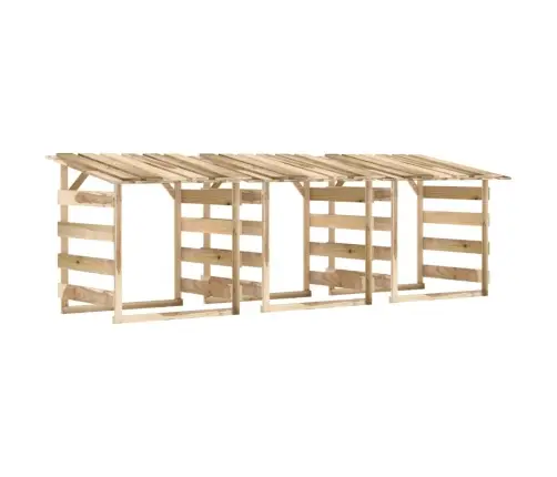 Pergola Ar Jumtu, 3 Gab., 100X90X100 Cm, Impregnēta Priede Vidaxl