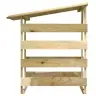 Pergola Ar Jumtu, 3 Gab., 100X90X100 Cm, Impregnēta Priede Vidaxl
