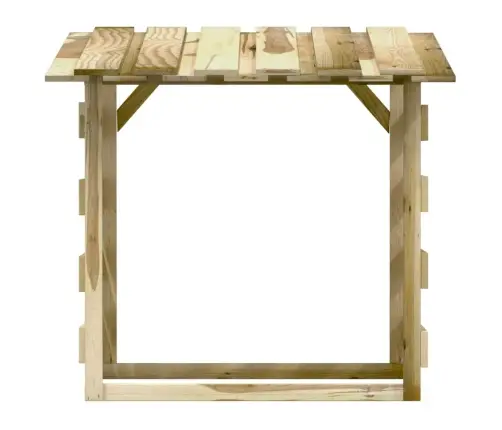 Pergola Ar Jumtu, 3 Gab., 100X90X100 Cm, Impregnēta Priede Vidaxl