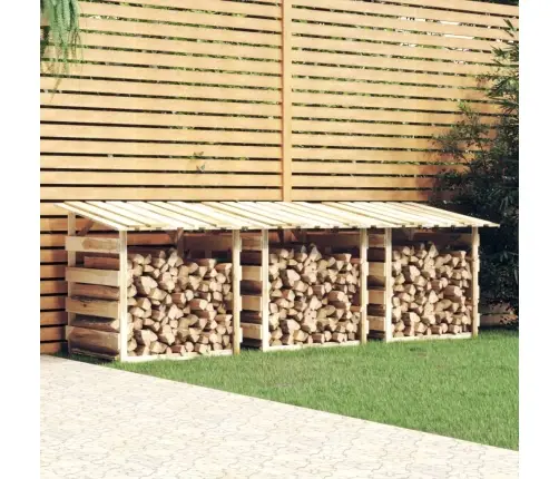 Pergola Ar Jumtu, 3 Gab., 100X90X100 Cm, Impregnēta Priede Vidaxl