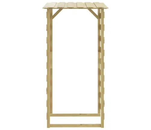 Katusega Lehtlad 2 Tk, 100X90X200 cm Immutatud Männipuit