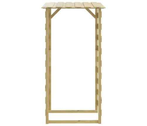 Katusega Lehtlad 3 Tk, 100X90X200 cm Immutatud Männipuit