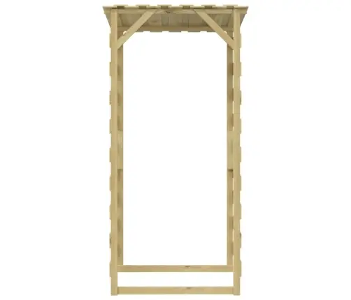 Katusega Lehtlad 3 Tk, 100X90X200 cm Immutatud Männipuit