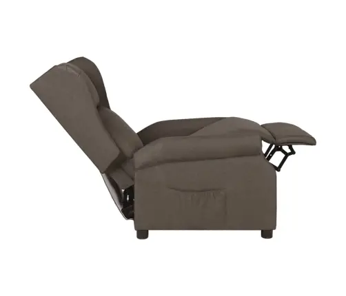 Atpūtas Krēsls, Atgāžams, Brūns Audums Vidaxl