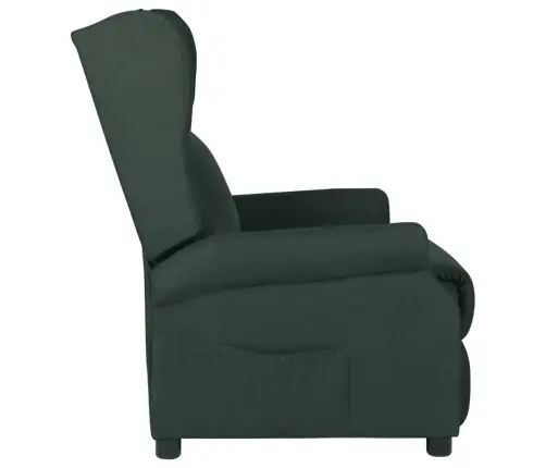 Atlošiamas Krėslas, Tamsiai Žalios Spalvos, Audinys