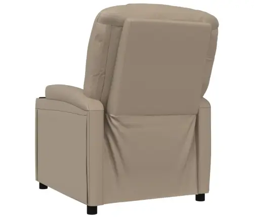 Atlošiamas Krėslas, Kapučino Spalvos, Dirbtinė Oda