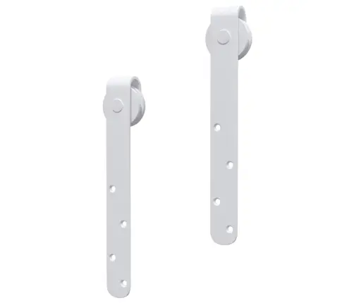 Stumdomų Spintelės Durelių Rinkinys, Baltas, 122cm Plienas