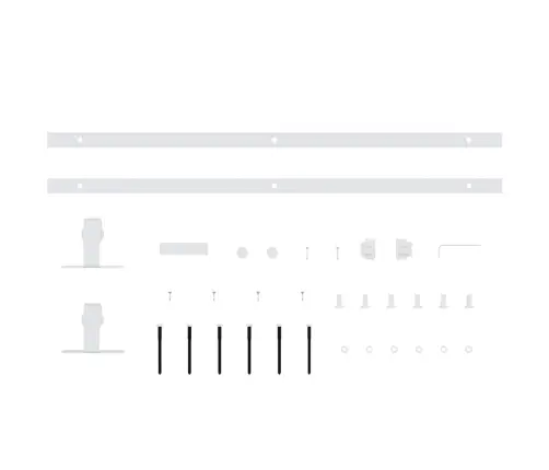 Minisuuruses Liugukse Komplekt, Süsinikteras, Valge 152 Cm