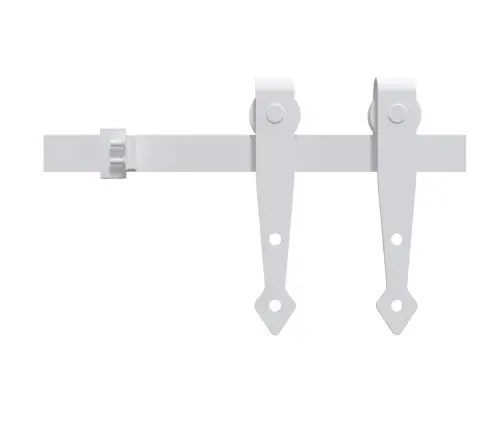 Stumdomų Spintelės Durų Rinkinys, Baltas, 183cm Plienas