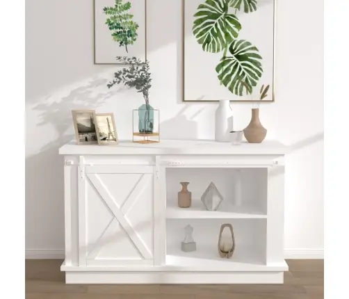 Stumdomų Spintelės Durelių Rinkinys, Baltas, 122cm Plienas