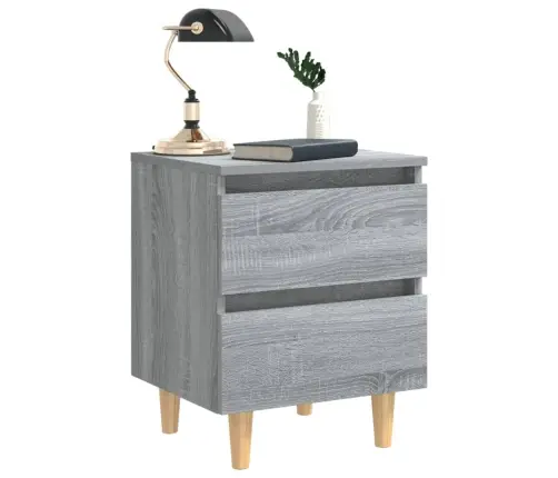 Öökapp, Puidust Jalad, Hall Sonoma Tamm, 40X35X50 Cm