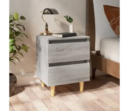 Öökapp, Puidust Jalad, Hall Sonoma Tamm, 40X35X50 Cm