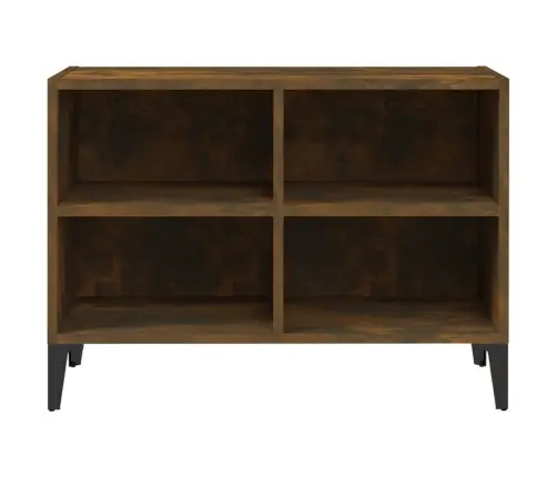 Tv Plaukts Ar Metāla Kājām, Ozolkoka Krāsa, 69,5X30X50 Cm Vidaxl