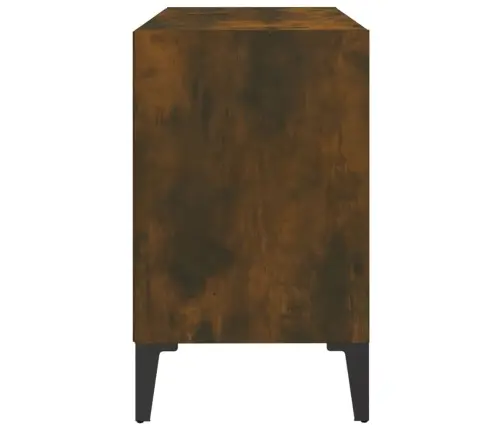 Tv Plaukts Ar Metāla Kājām, Ozolkoka Krāsa, 69,5X30X50 Cm Vidaxl