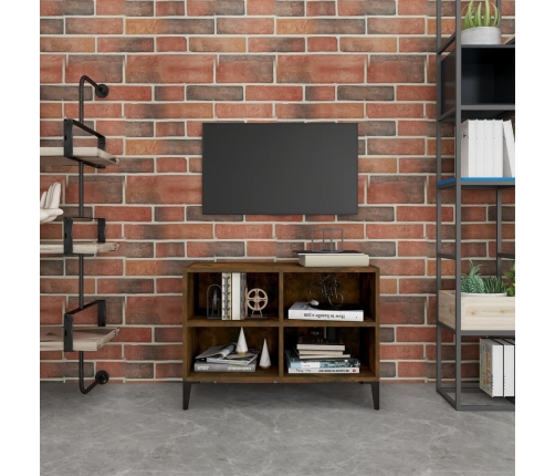 Tv Spintelė Su Metalinėmis Kojelėmis, Ąžuolo, 69,5X30X50Cm