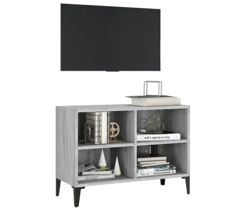 Metalljalgadega Telerikapp, Hall Sonoma Tamm, 69,5X30X50 Cm
