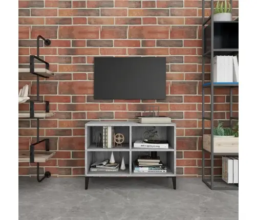 Metalljalgadega Telerikapp, Hall Sonoma Tamm, 69,5X30X50 Cm