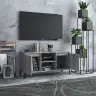 Tv Skapītis Ar Metāla Kājām, Pelēka Ozola Krāsa, 103,5X35X50 Cm Vidaxl Tv Skapītis Ar Metāla Kājām, Pelēka Ozola Krāsa, 103,5X35X50 Cm Vidaxl