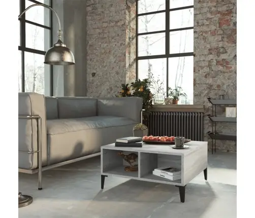 Kohvilaud, Hall Sonoma Tamm, 60 X 60 X 30 cm Tehispuit