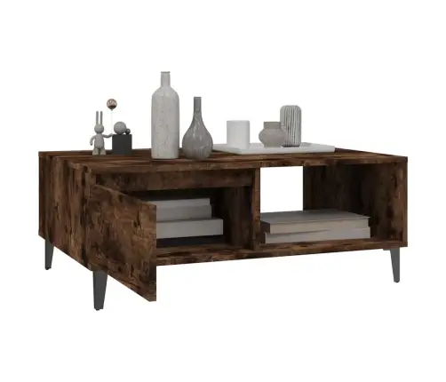 Kafijas Galdiņš, Ozolkoka, 90X60X35 Cm, Inženierijas Koks Vidaxl