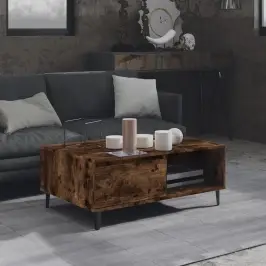 Kafijas Galdiņš, Ozolkoka, 90X60X35 Cm, Inženierijas Koks Vidaxl