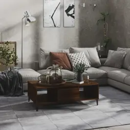 Kafijas Galdiņš, Ozolkoka Krāsa 103,5X60X35Cm Inženierijas Koks Vidaxl