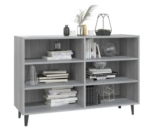 Kumode, Pelēka Ozolkoka, 103,5X35X70 Cm, Inženierijas Koks Vidaxl